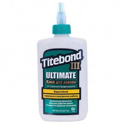 Клей столярный Titebond III ULTIMATE Wood Glue D3 237 мл