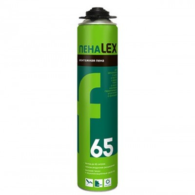 Пена монтажная профессиональная LEX 65 (зеленая) 750гр