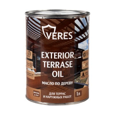 Масло по дереву для наружных работ Veres Exterior Terrase Oil бесцветный 1л