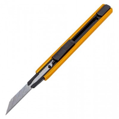 Нож технический FIT 9мм метал. корпус