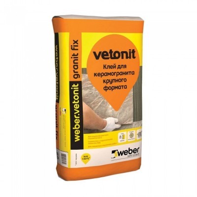 Клей для керамогранита и камня Weber Vetonit Granit Fix (С2) 25кг