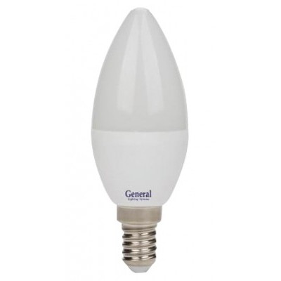 Лампа General Optimum GO CF 8w Е14 4500K свеча