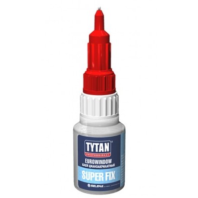 Клей цианоакрилатный EuroWindow Tytan Professional Super Fix 20 гр.