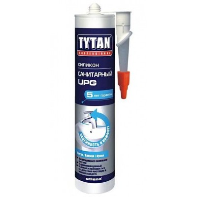 Герметик силиконовый санитарный Tytan Professional UPG Turbo белый 280мл