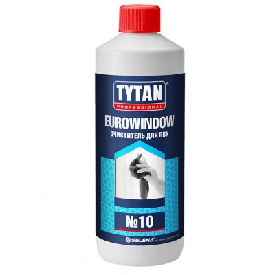 Очиститель для ПВХ №10 EuroWindow Tytan Professional 950мл.
