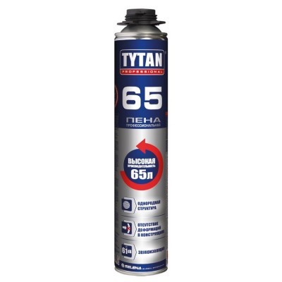 Профессиональная монтажная пена TYTAN Professional 65
 750мл