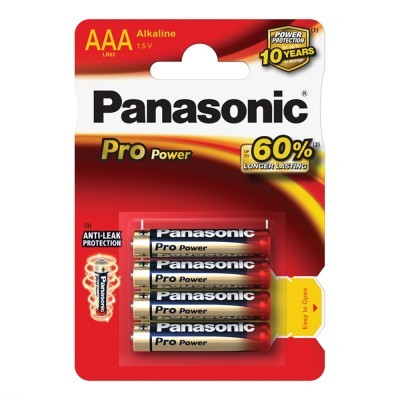 Батарейка Panasonic Pro Power LR03 (4шт.)