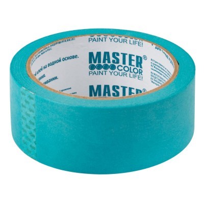 Лента малярная рисовая Master Color д/деликат. поверхн. низкая адгезия, УФ-30,  38мм*25м
