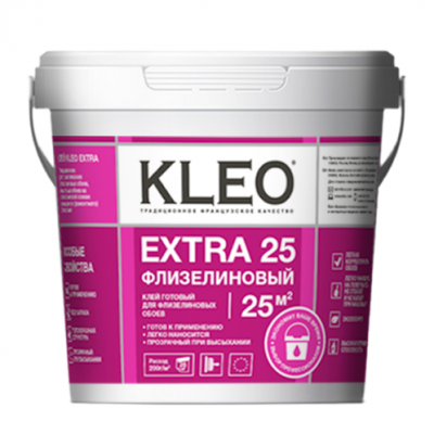 Клей обойный KLEO EXTRA готовый для флизелиновых обоев, 5кг