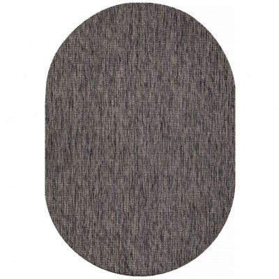Ковер Vegas S112 0,6*1,1 oval, dark grey