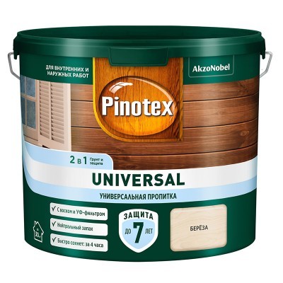 Пропитка Pinotex UNIVERSAL 2в1 Береза 2.5л