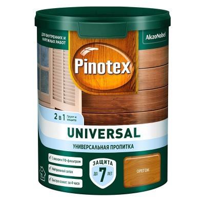 Пропитка Pinotex UNIVERSAL 2в1 Орегон 0.9л