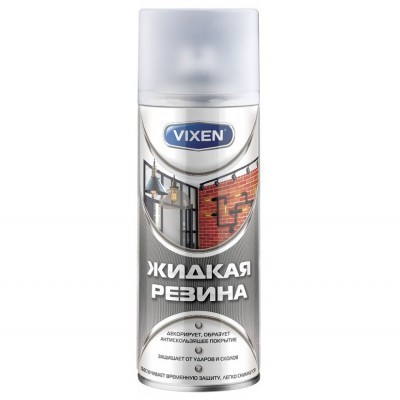 Жидкая резина VIXEN VX-90102 аэрозоль, прозрачный матовый 520мл