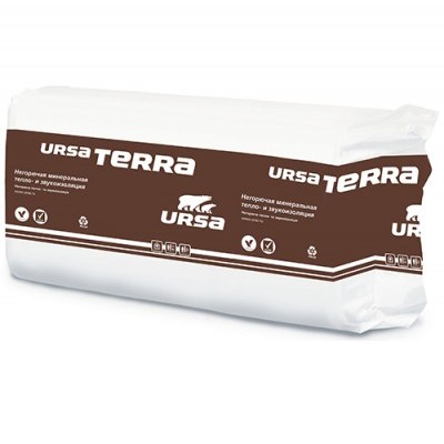 Утеплитель URSA TERRA 37 PN 1250*610*50мм (0.762м3-15.24м2)