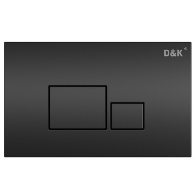 Клавиша смыва "D&K" DB1519025 черная