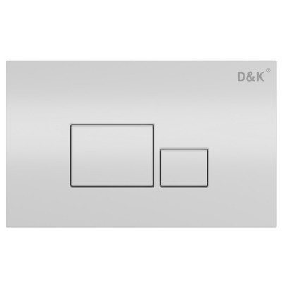 Клавиша смыва "D&K" DB1519016 белая