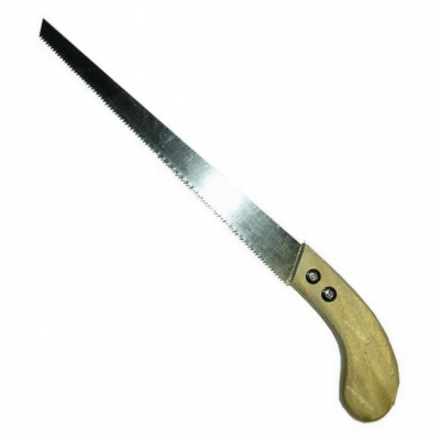 Ножовка прямая 300мм с деревянной ручкой (ИА)