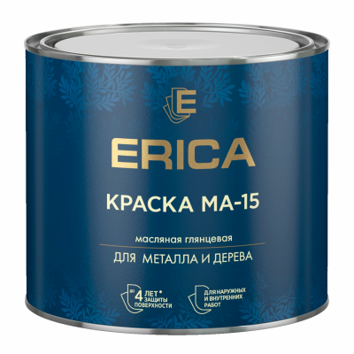 Краска МА-15 ERICA белая 1.8кг