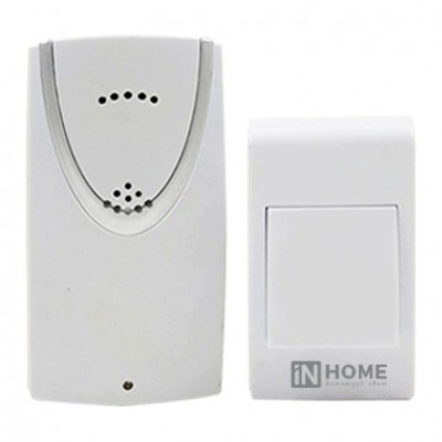 Звонок In Home ЗБ-1 беспроводной с кнопкой 32 мело
