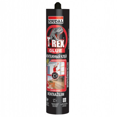 Монтажный клей Soudal T-REX Моментальная схватываемость 380г