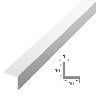 Профиль уголок алюмин. 10*10мм Уп 01-27.2700.516