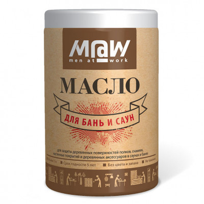 Масло M@W для бань и саун 1л