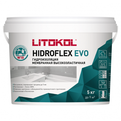 Гидроизоляция эластичная Litokol Hidroflex 5 кг