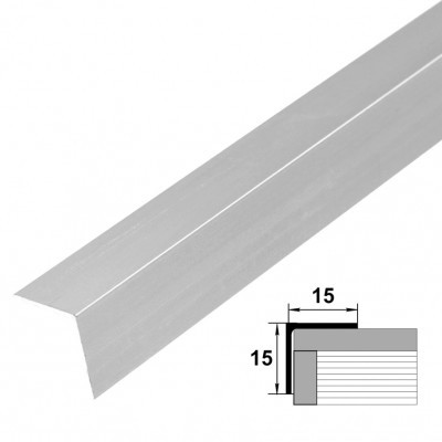 Профиль уголок алюмин. 15*15мм Уп 04-27.2700.500
