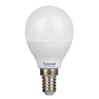 Лампа General шар Р45 Е14 20W 6500K