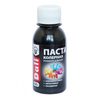 Колерная паста Dali 100г черный