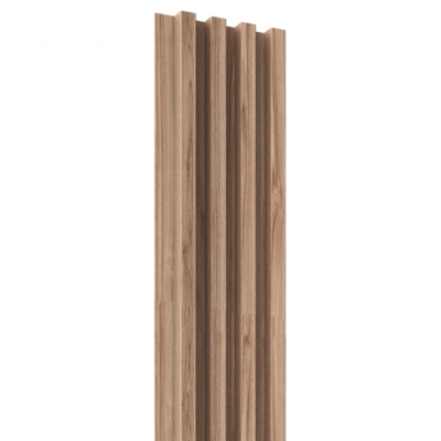 Панель реечная ПВХ ламинированная LEGNO Орех пекан сливочный 2900*166*24,1мм