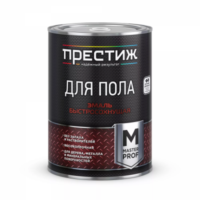 Эмаль для пола акриловая Престиж желто-коричневая 0.9 кг