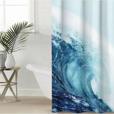 Штора д/ванной 180*180см "Wave"