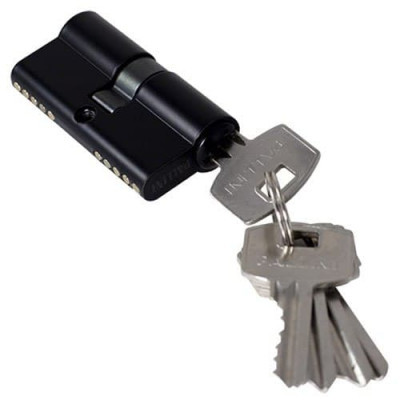 Цилиндр ключевой P 60C Mat Black, черный