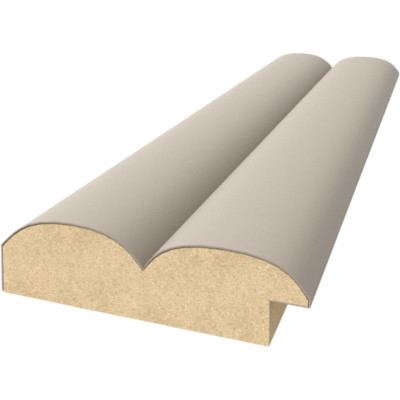 Профиль Старт-финиш МДФ Stella Wave De Luxe Sandgrau 2700*55*16мм (4шт)