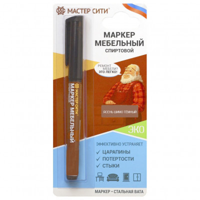 Маркер мебельный ясень шимо темный (блистер)