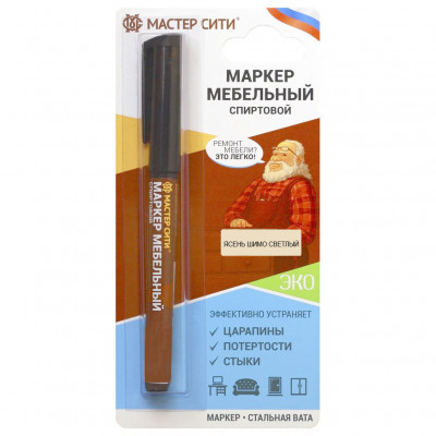 Маркер мебельный ясень шимо светлый (блистер)