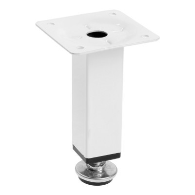 Опора квадр. OKV001WH 25*25мм Н100мм белый