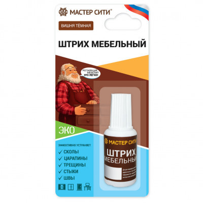 Штрих мебельный вишня темная (блистер)