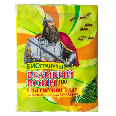 Гранулы БИО Великий Воин от муравьев 100г