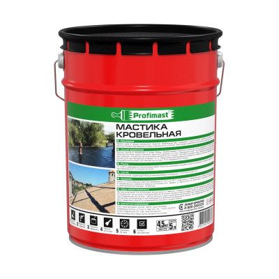 Мастика битумная кровельная Profimast 5л (4,5кг)