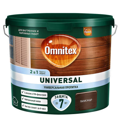 Пропитка Omnitex Universal 2в1 Палисандр 2.5л
