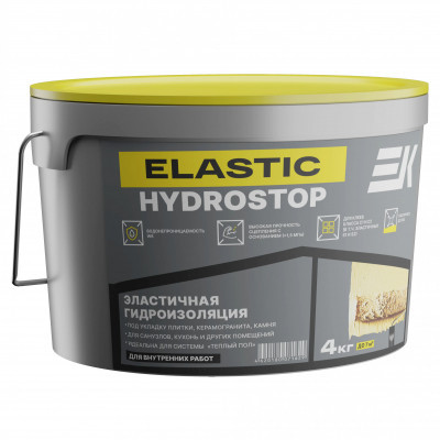 Эластичная гидроизоляция ЕК ELASTIC Hydrostop 4кг