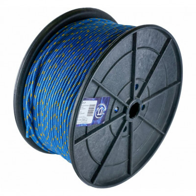 Шнур ПП плетёный МДС 6мм 16 прядный с сердечником 200м