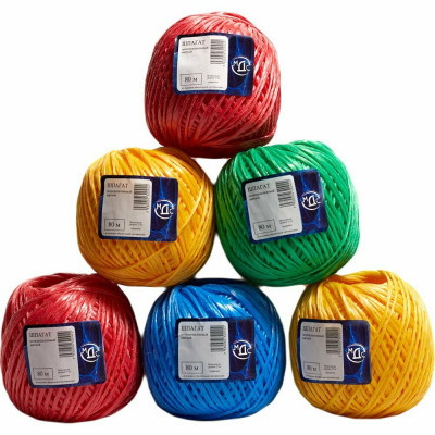 Шпагат ПП МДС цветной 80м