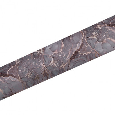 Планка декорат. багетная Лофт мрамор фьюжен с золотом 1м