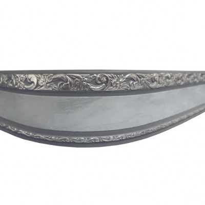 Декоративная бленда Ажур 7см цвет мрамор серый