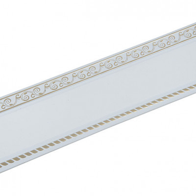 Планка декорат. багетная Есенин золото бел.глянец 7см