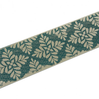 Планка декорат. багетная Клевер изумруд золото 1м