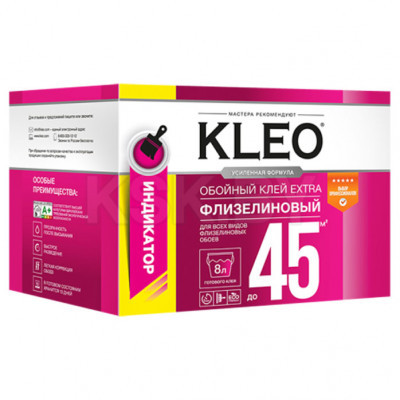 Обойный клей KLEO EXTRA 45 320гр флизелиновый с индикатором